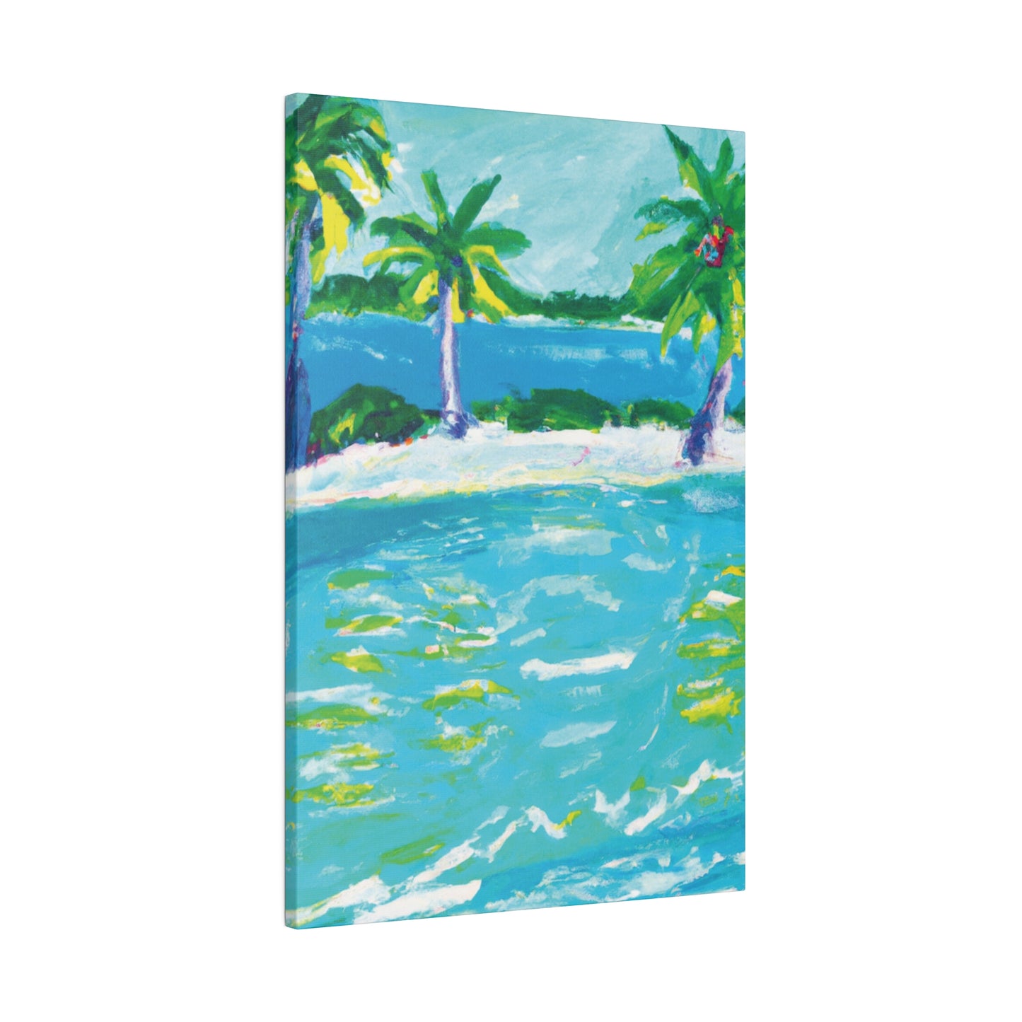 9256K - Bahamas Ocean Painting Print | Bahamas | Ocean | Beach | Poster | Home Decor | Wall Art | Canvas