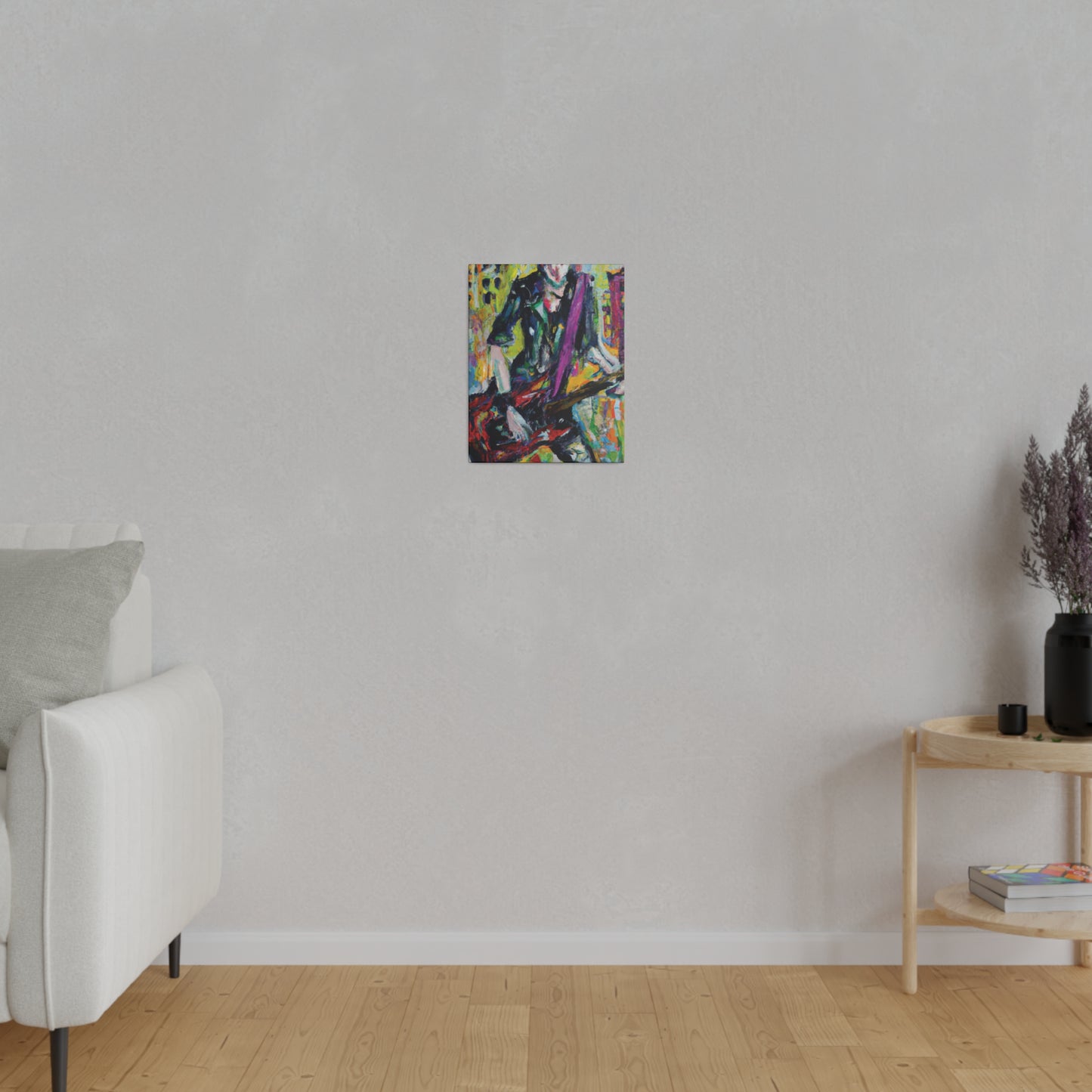 5521G - Rockstar Oil Painting Style Print | Poster | Home Decor | Wall Art | Music Art | Canvas