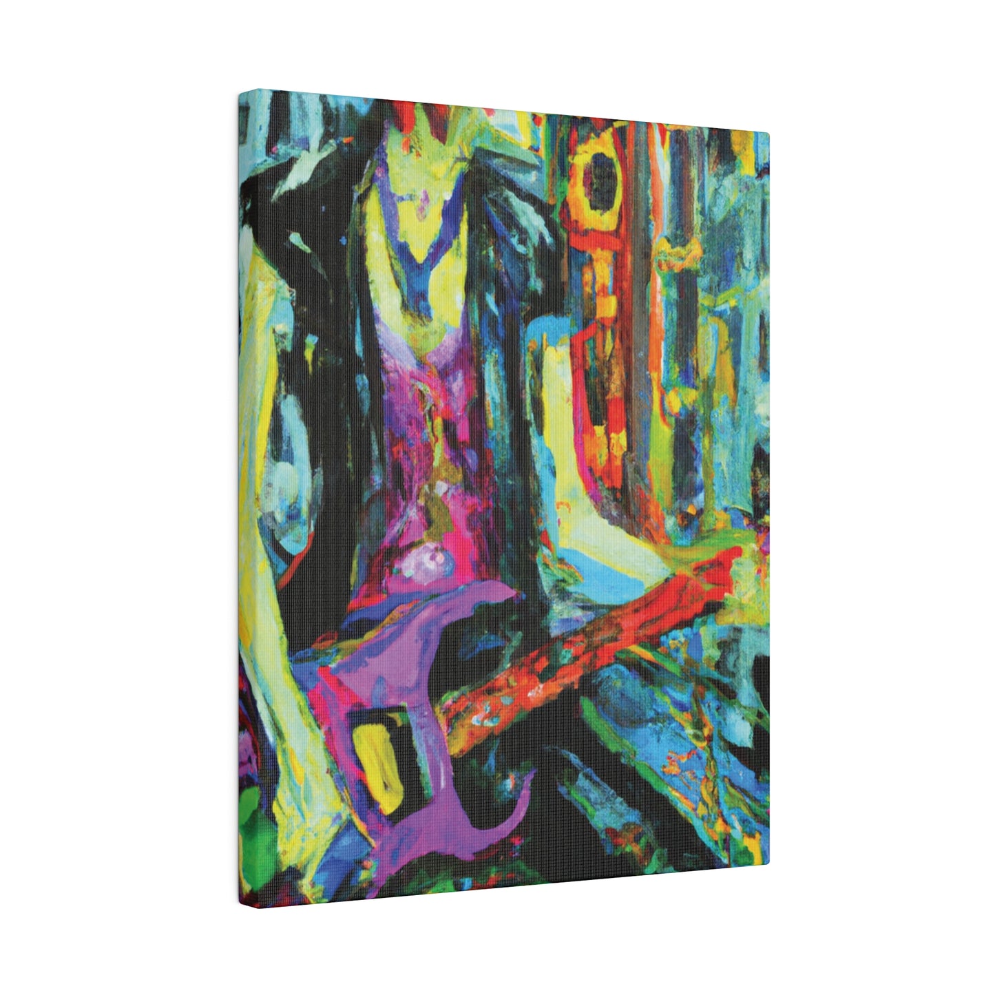 6863V - Rockstar Oil Painting Style Print | Poster | Home Decor | Wall Art | Music Art | Canvas