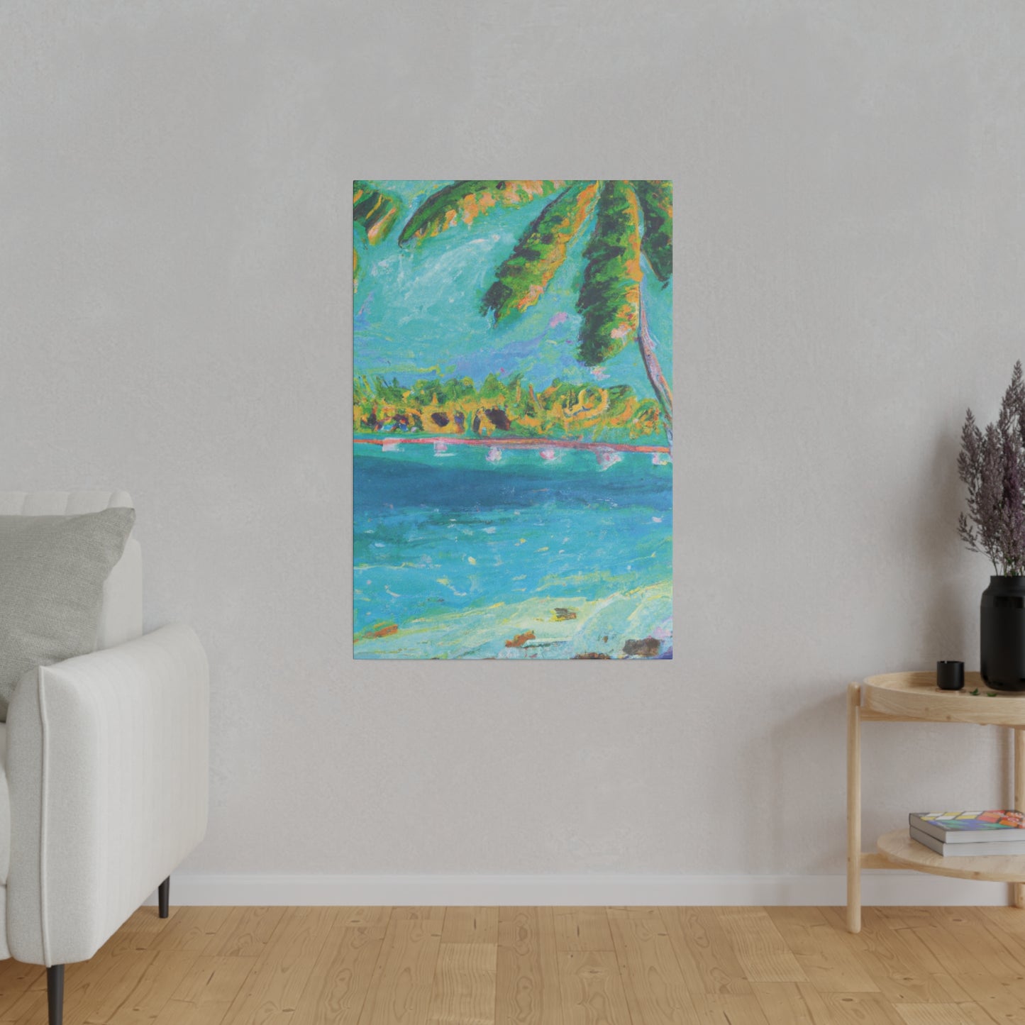 4831J - Bahamas Ocean Painting Print | Bahamas | Ocean | Beach | Poster | Home Decor | Wall Art | Canvas