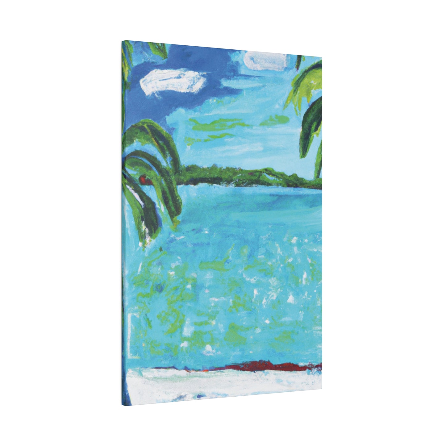 2143W - Bahamas Ocean Painting Print | Bahamas | Ocean | Beach | Poster | Home Decor | Wall Art | Canvas