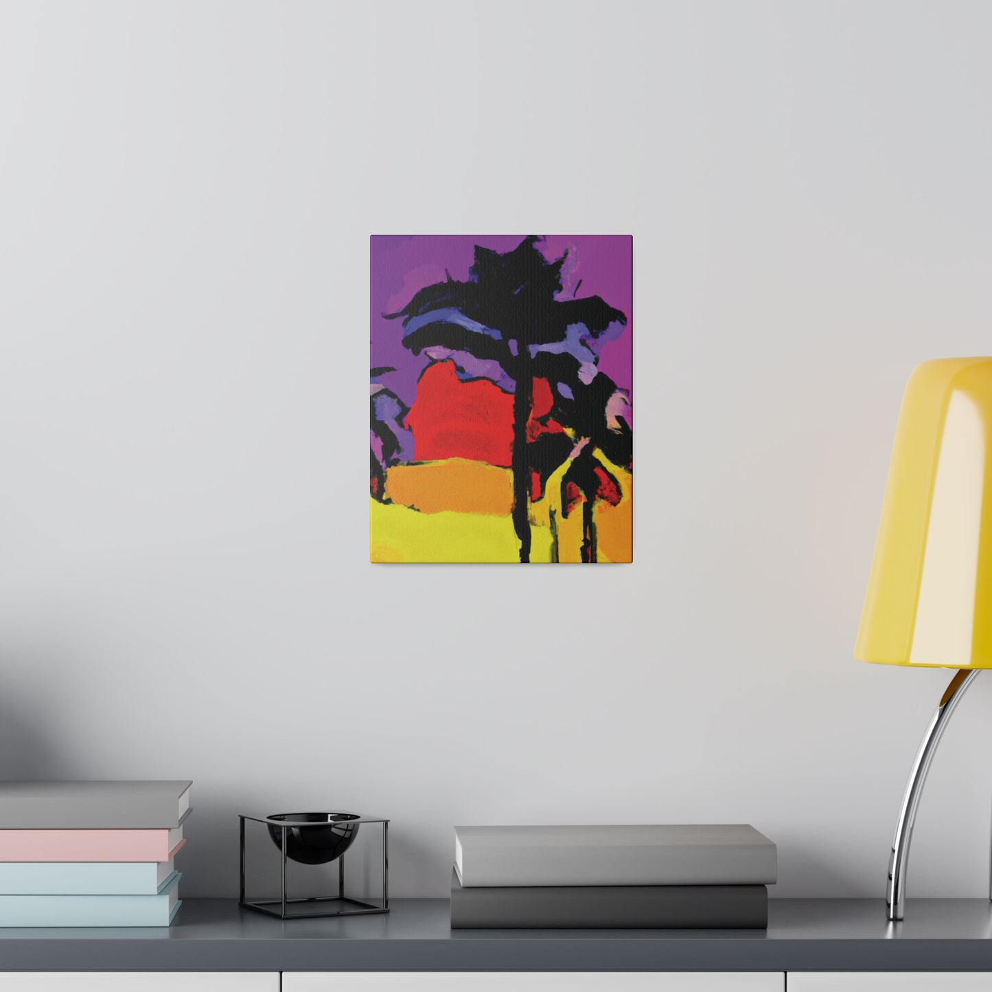 4854H - Miami Beach Sunset Painting Print | Miami | Beach | Sunset | Poster | Home Decor | Wall Art | Canvas