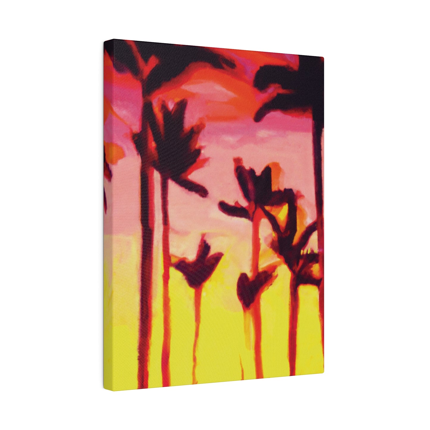 2249A - Miami Beach Sunset Painting Print | Miami | Beach | Sunset | Poster | Home Decor | Wall Art | Canvas