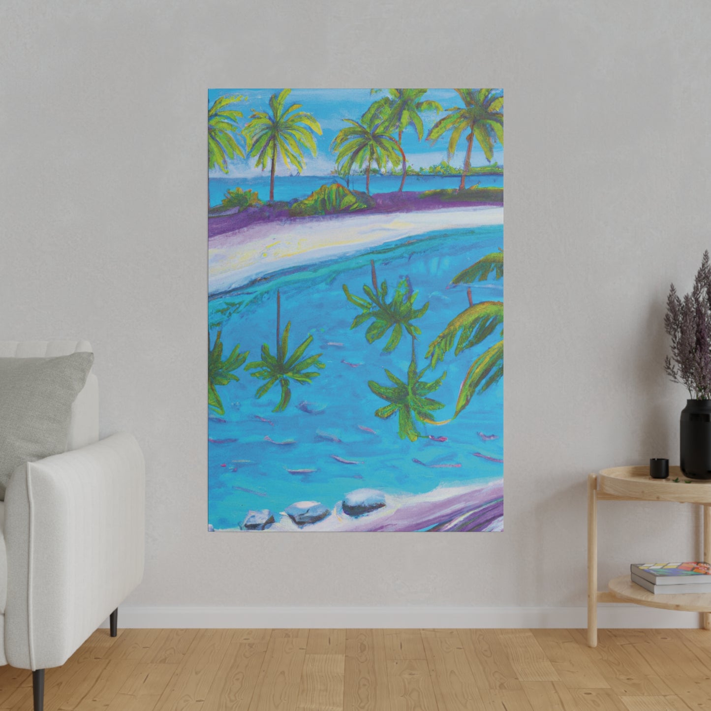 9138P - Bahamas Ocean Painting Print | Bahamas | Ocean | Beach | Poster | Home Decor | Wall Art | Canvas