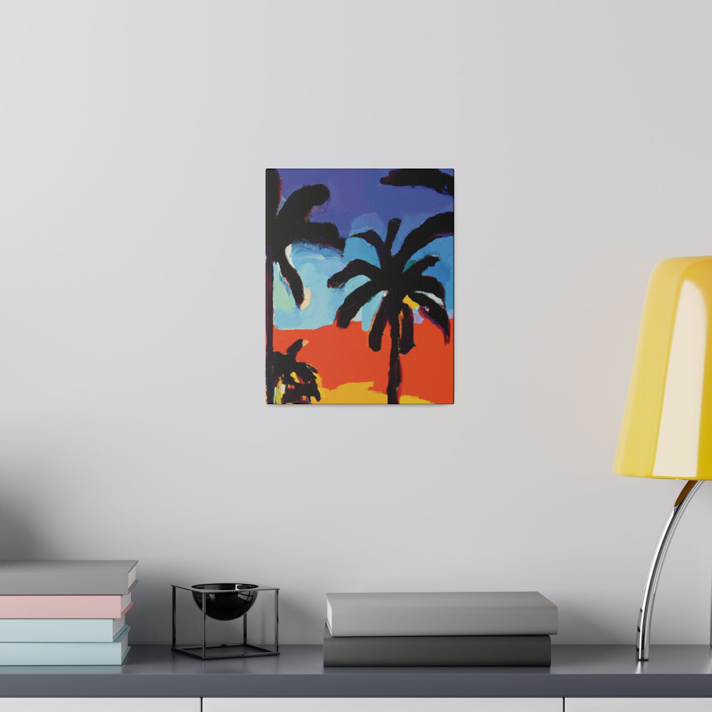 8634T - Miami Beach Sunset Painting Print | Miami | Beach | Sunset | Poster | Home Decor | Wall Art | Canvas