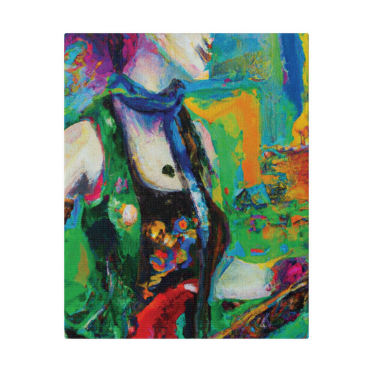 3467C - Rockstar Oil Painting Style Print | Poster | Home Decor | Wall Art | Music Art | Canvas