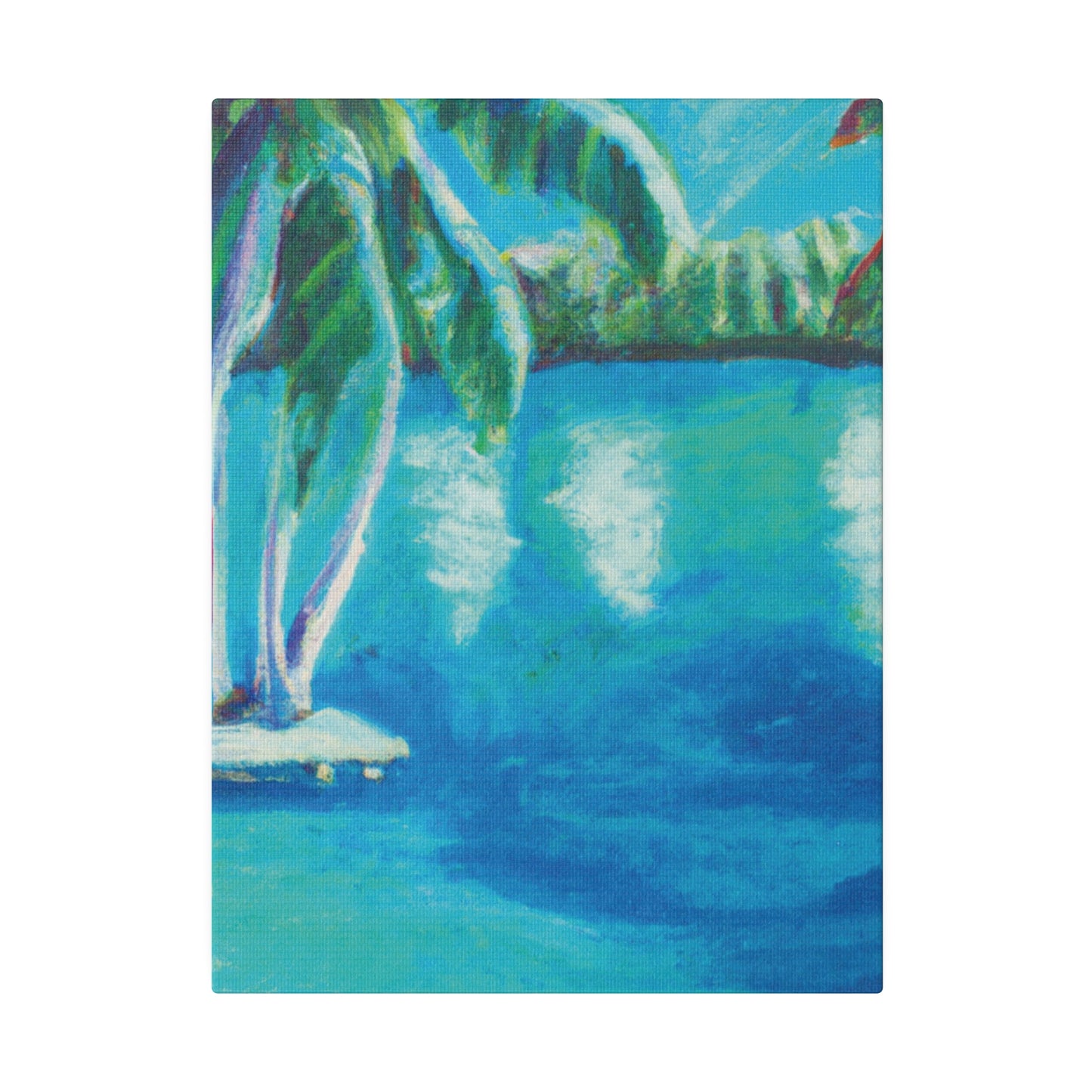3187V - Bahamas Ocean Painting Print | Bahamas | Ocean | Beach | Poster | Home Decor | Wall Art | Canvas