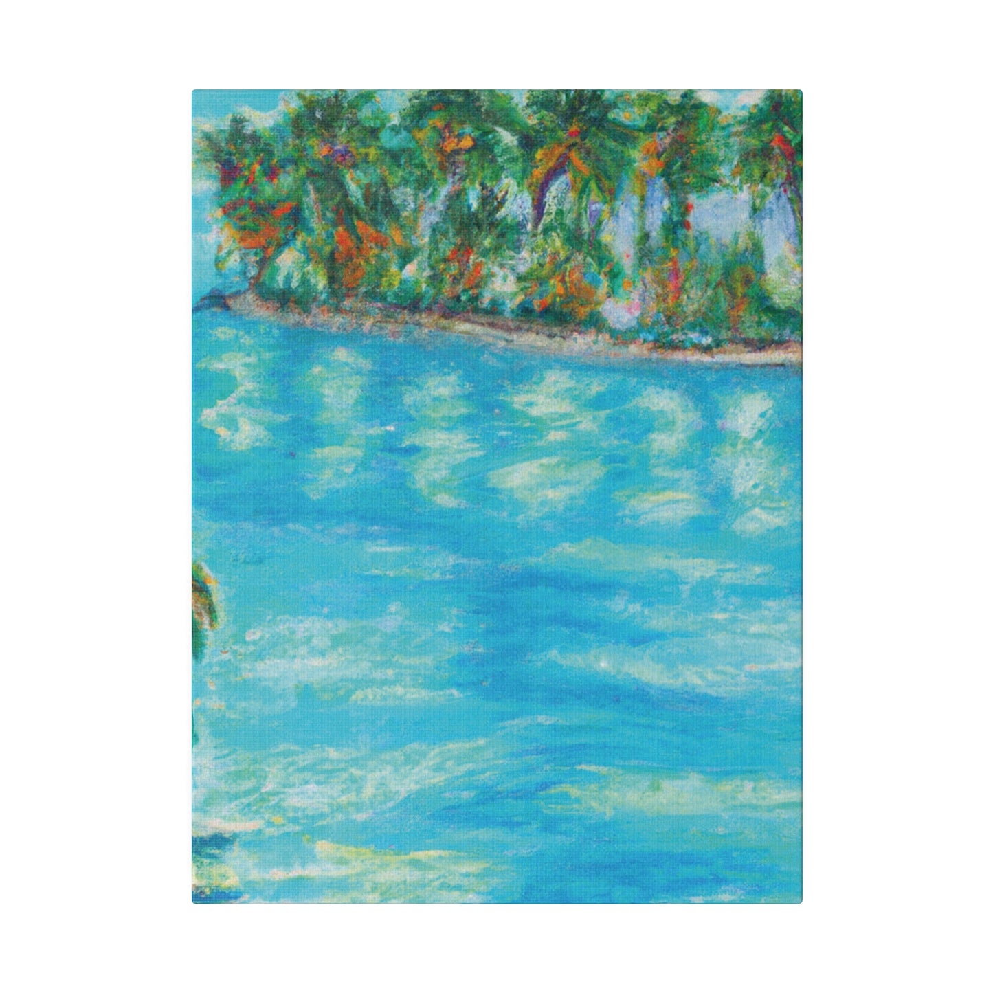 8625Q - Bahamas Ocean Painting Print | Bahamas | Ocean | Beach | Poster | Home Decor | Wall Art | Canvas