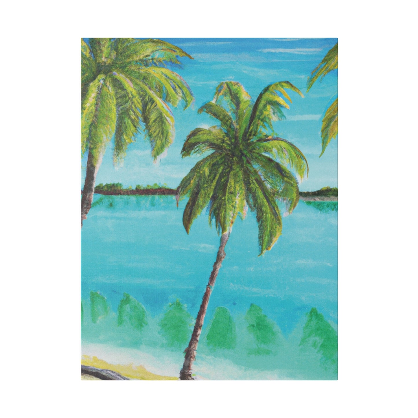 6598N - Bahamas Ocean Painting Print | Bahamas | Ocean | Beach | Poster | Home Decor | Wall Art | Canvas