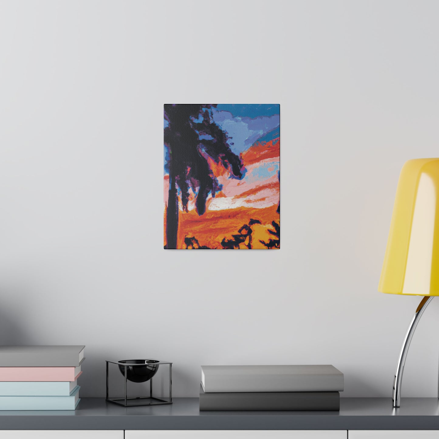 2761V - Miami Beach Sunset Painting Print | Miami | Beach | Sunset | Poster | Home Decor | Wall Art | Canvas