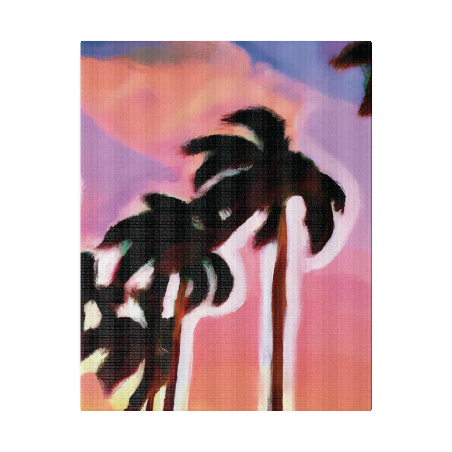 3563H - Miami Beach Sunset Painting Print | Miami | Beach | Sunset | Poster | Home Decor | Wall Art | Canvas