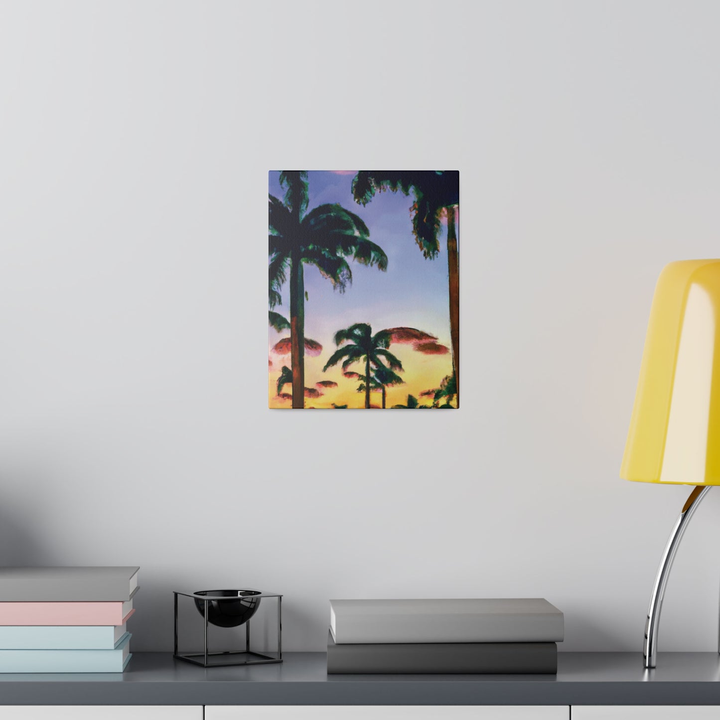 5202J - Miami Beach Sunset Painting Print | Miami | Beach | Sunset | Poster | Home Decor | Wall Art | Canvas