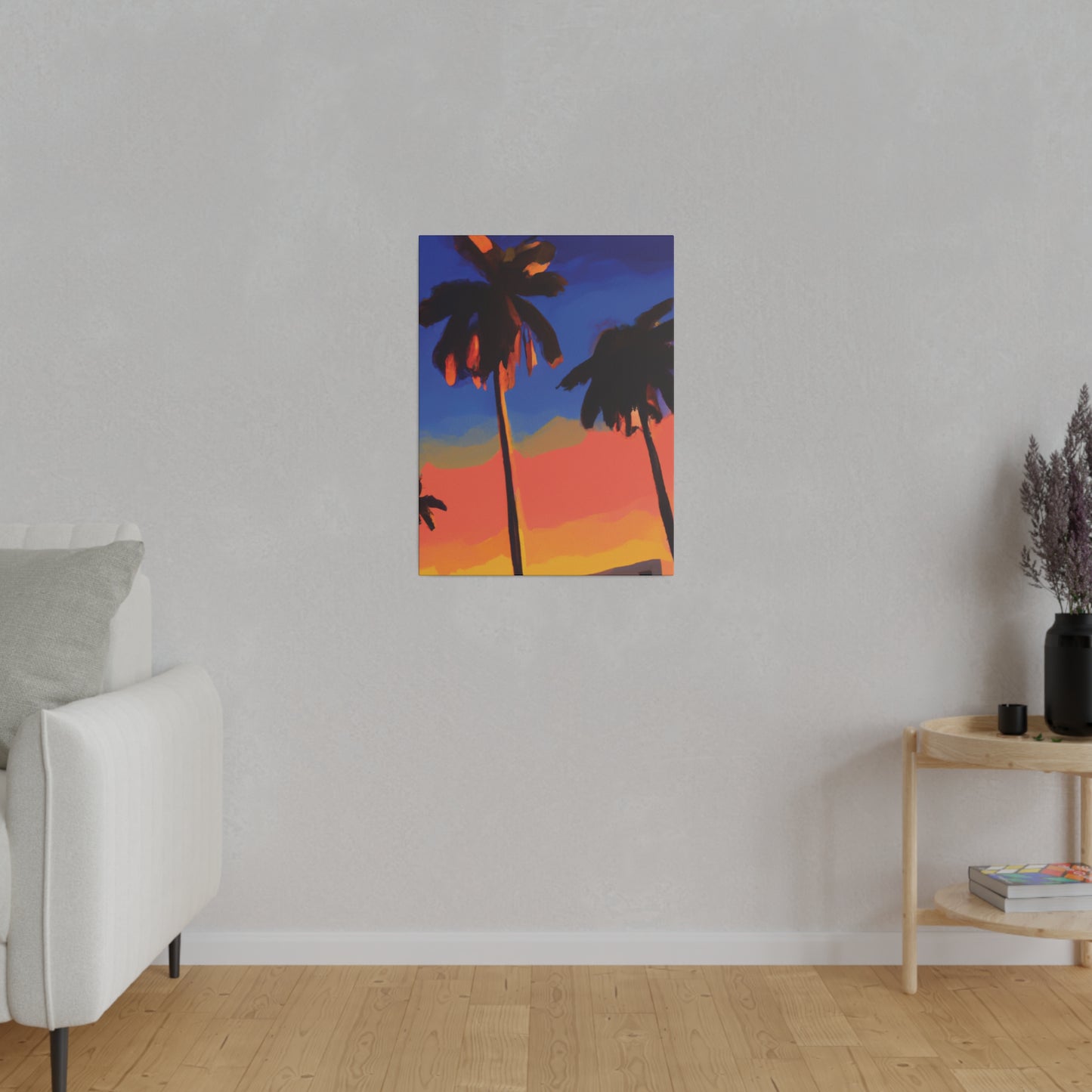 9562Q - Miami Beach Sunset Painting Print | Miami | Beach | Sunset | Poster | Home Decor | Wall Art | Canvas