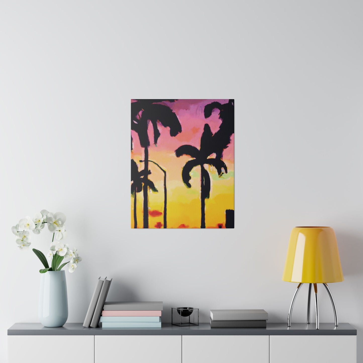 1792J - Miami Beach Sunset Painting Print | Miami | Beach | Sunset | Poster | Home Decor | Wall Art | Canvas