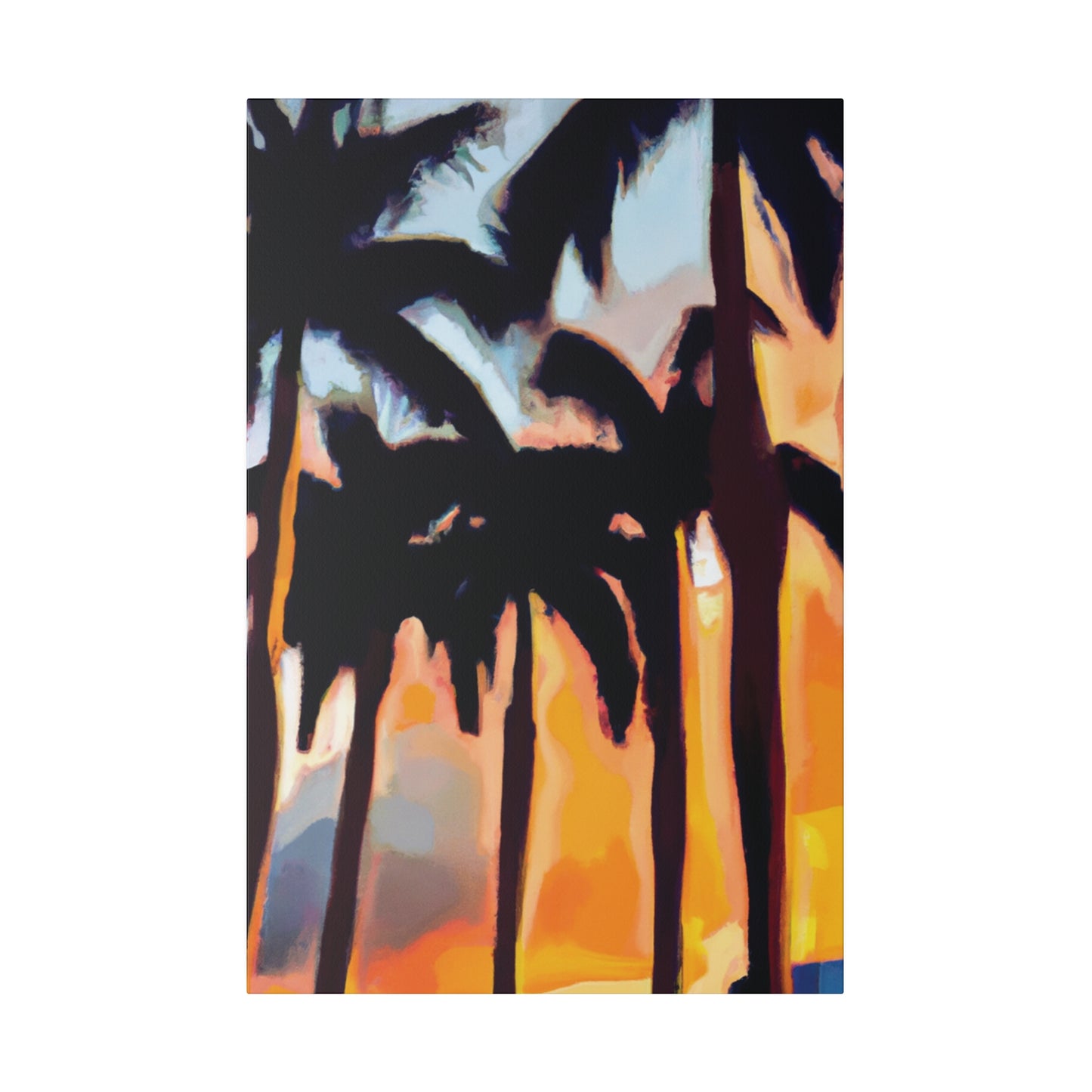 5642H - Miami Beach Sunset Painting Print | Miami | Beach | Sunset | Poster | Home Decor | Wall Art | Canvas