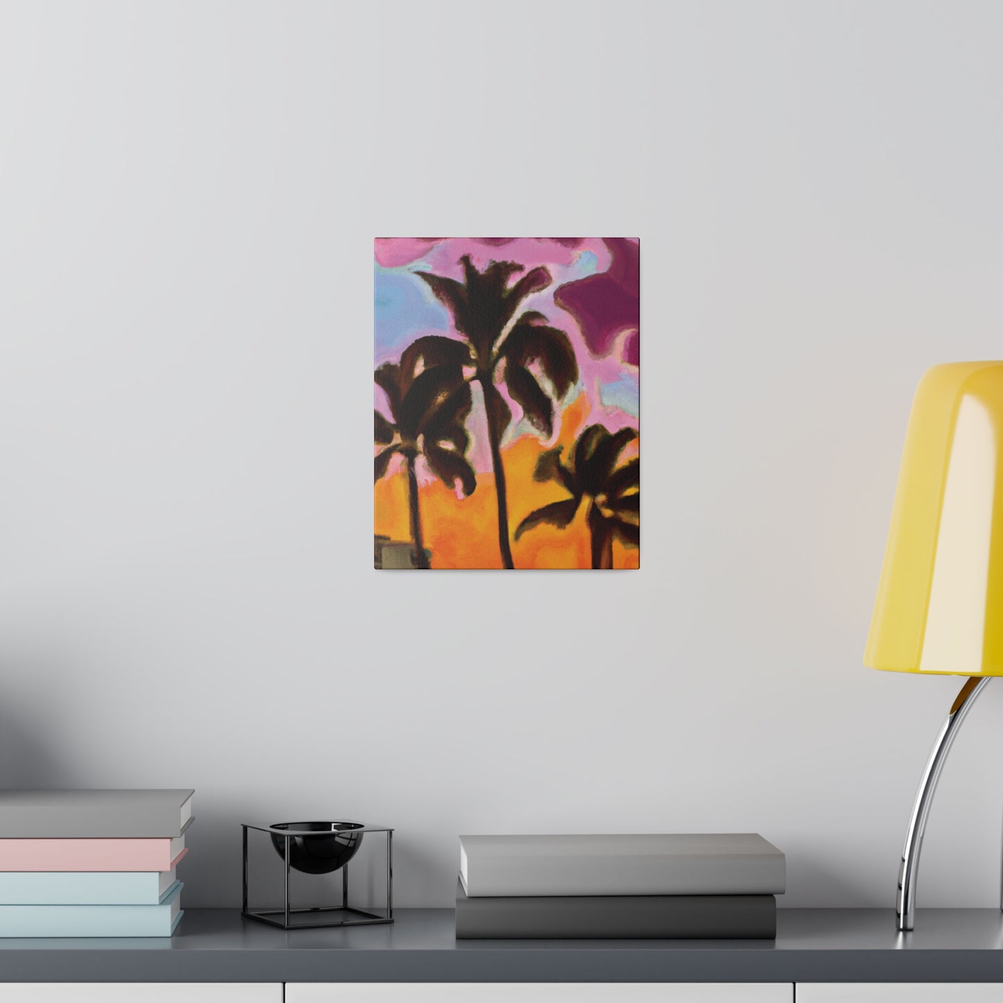 6721C - Miami Beach Sunset Painting Print | Miami | Beach | Sunset | Poster | Home Decor | Wall Art | Canvas