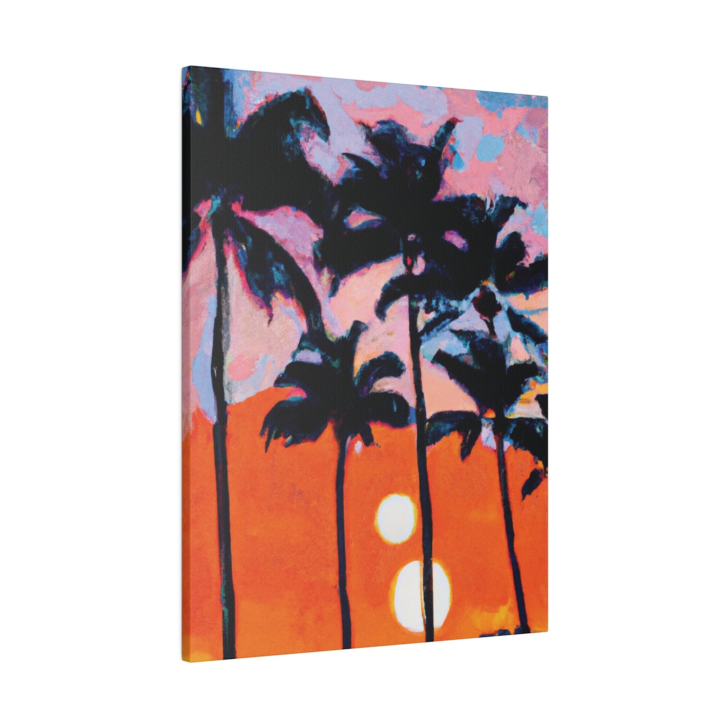 5347Z - Miami Beach Sunset Painting Print | Miami | Beach | Sunset | Poster | Home Decor | Wall Art | Canvas