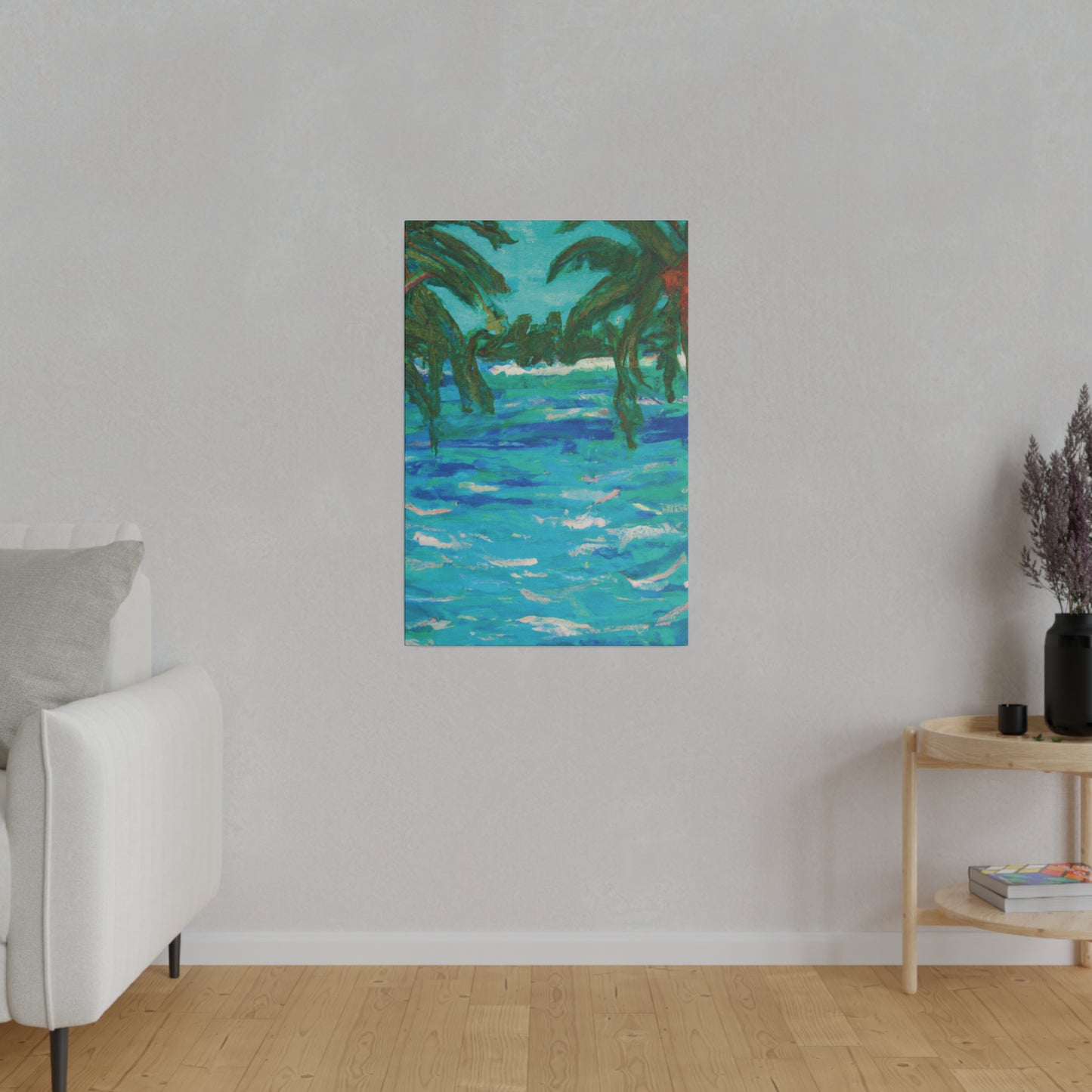 7482U - Bahamas Ocean Painting Print | Bahamas | Ocean | Beach | Poster | Home Decor | Wall Art | Canvas