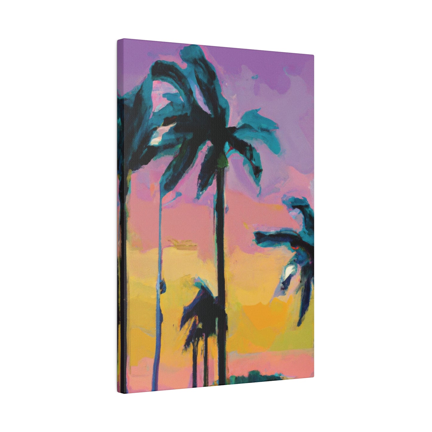 510K - Miami Beach Sunset Painting Print | Miami | Beach | Sunset | Poster | Home Decor | Wall Art | Canvas