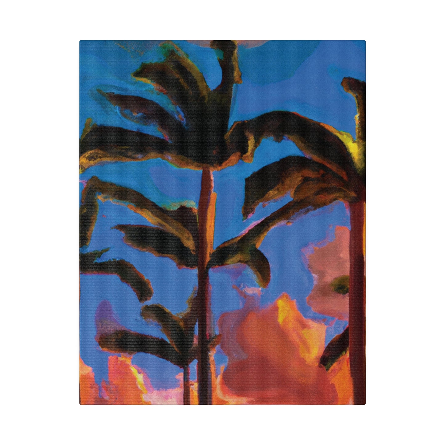 4464U - Miami Beach Sunset Painting Print | Miami | Beach | Sunset | Poster | Home Decor | Wall Art | Canvas