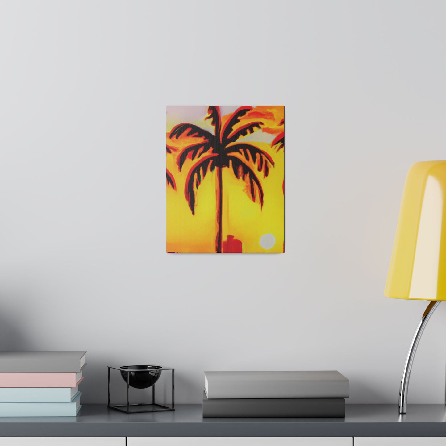 6539T - Miami Beach Sunset Painting Print | Miami | Beach | Sunset | Poster | Home Decor | Wall Art | Canvas