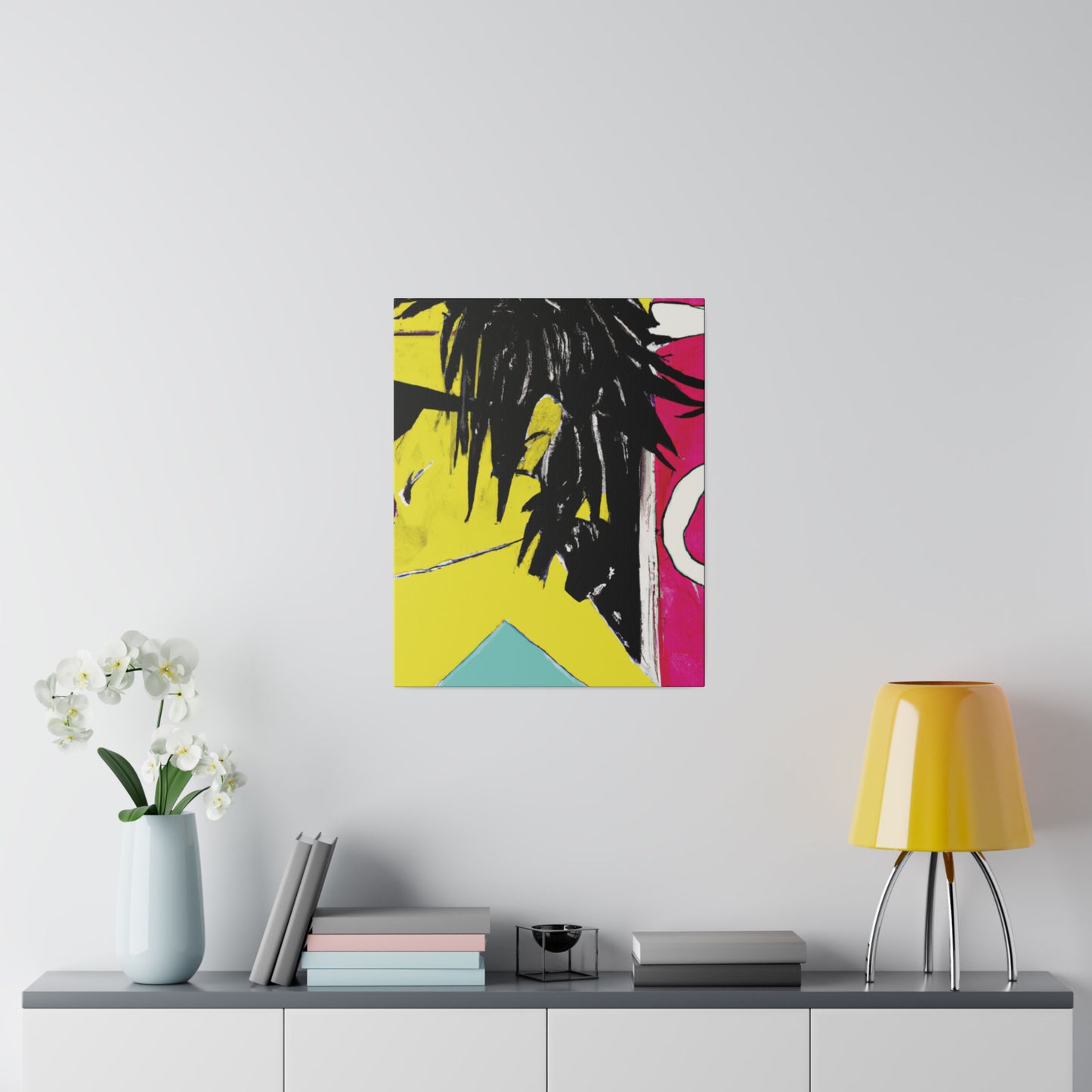 7212X - Rockstar Painting Print | Face | Abstract | Poster | Home Decor | Wall Art | Music Art | Canvas