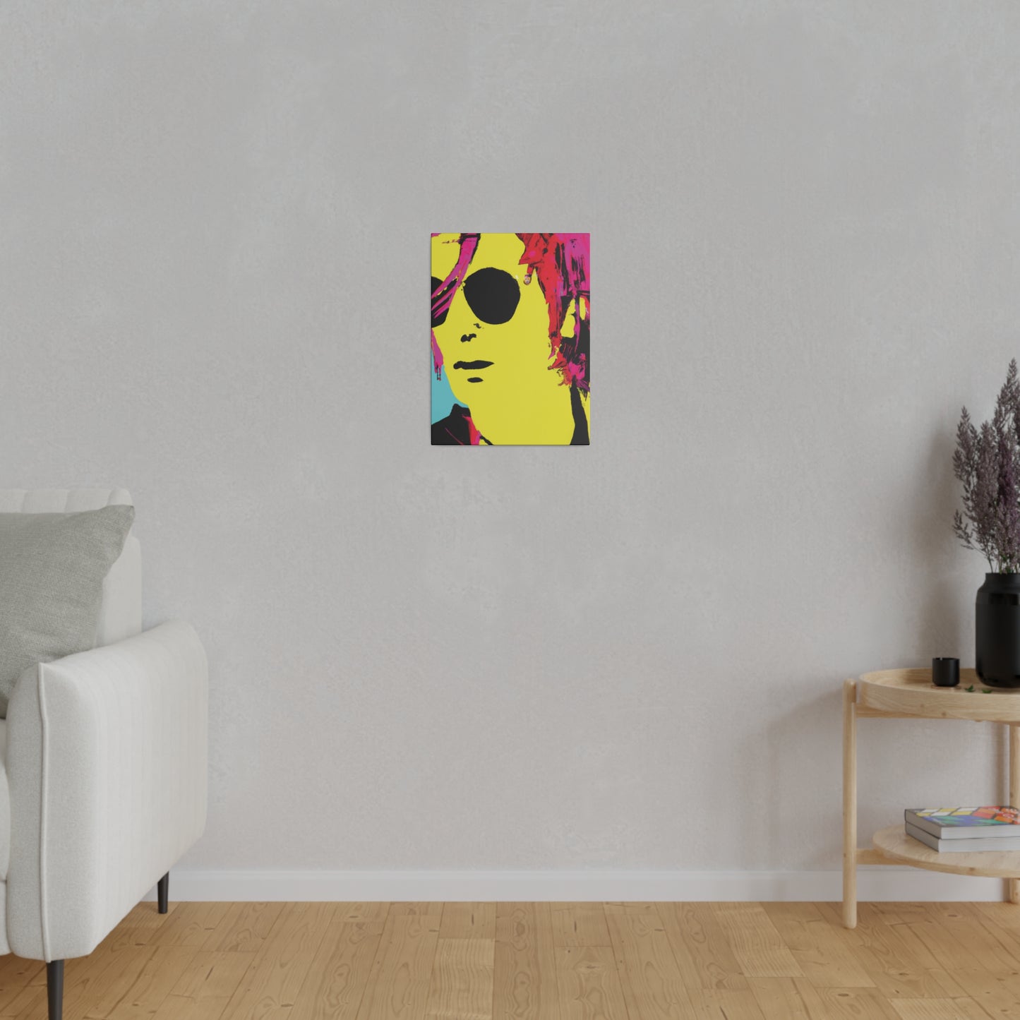 4543A - Rockstar Painting Print | Face | Abstract | Poster | Home Decor | Wall Art | Music Art | Canvas