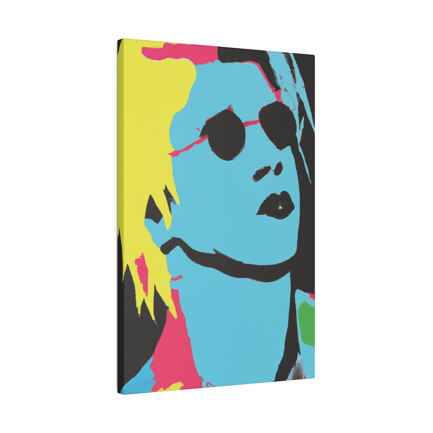 7179A - Rockstar Painting Print | Face | Abstract | Poster | Home Decor | Wall Art | Music Art | Canvas