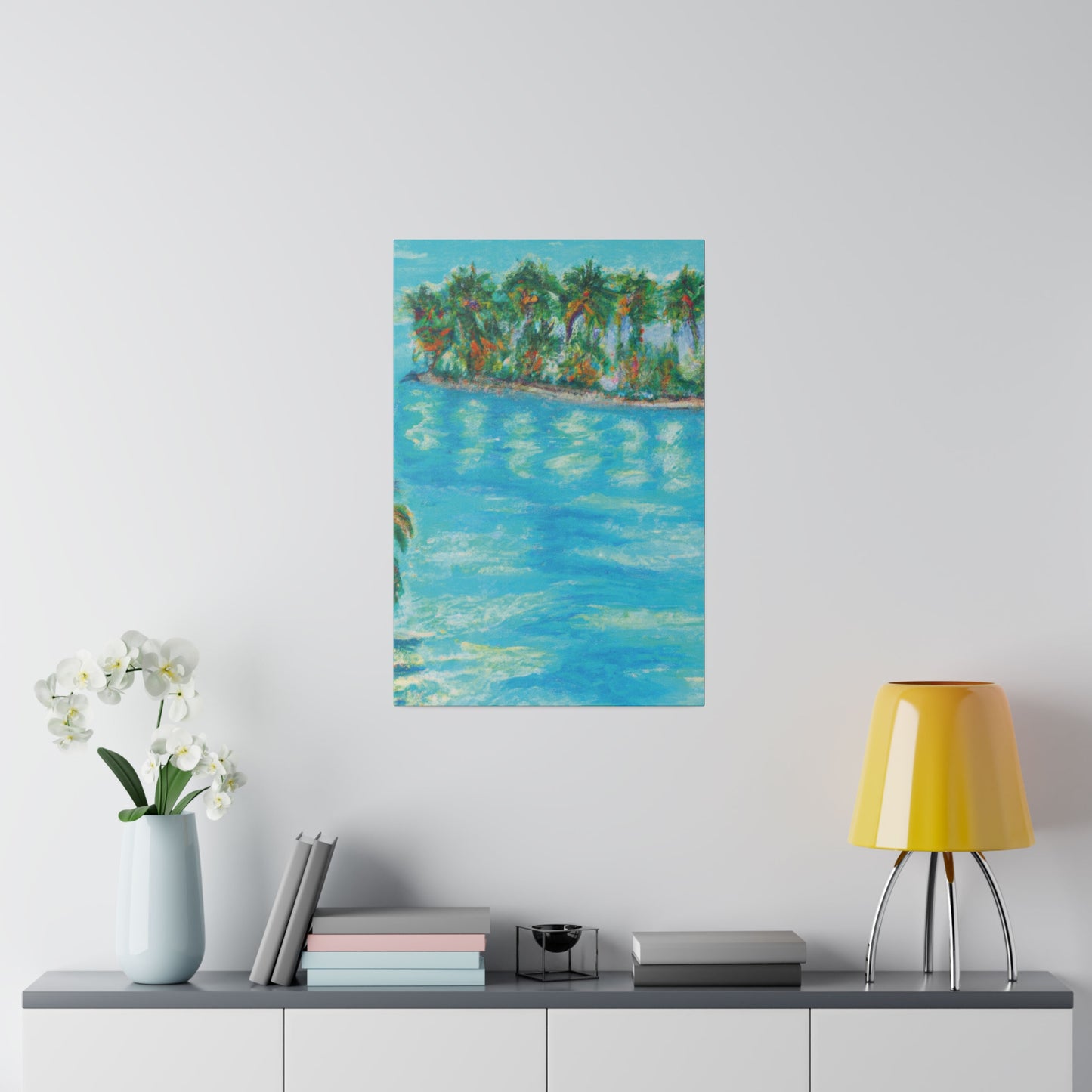 8625Q - Bahamas Ocean Painting Print | Bahamas | Ocean | Beach | Poster | Home Decor | Wall Art | Canvas