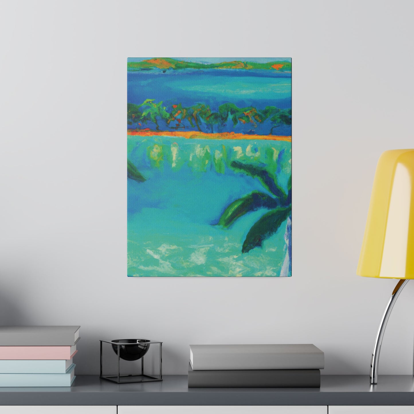 3784F - Bahamas Ocean Painting Print | Bahamas | Ocean | Beach | Poster | Home Decor | Wall Art | Canvas