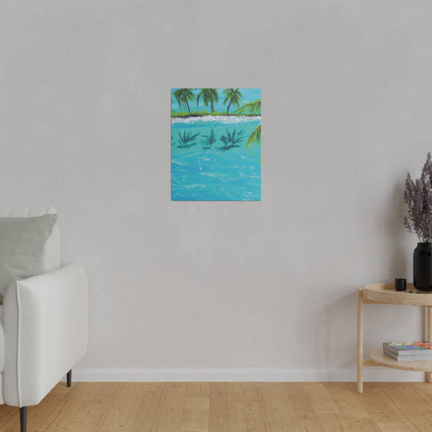 8321K - Bahamas Ocean Painting Print | Bahamas | Ocean | Beach | Poster | Home Decor | Wall Art | Canvas