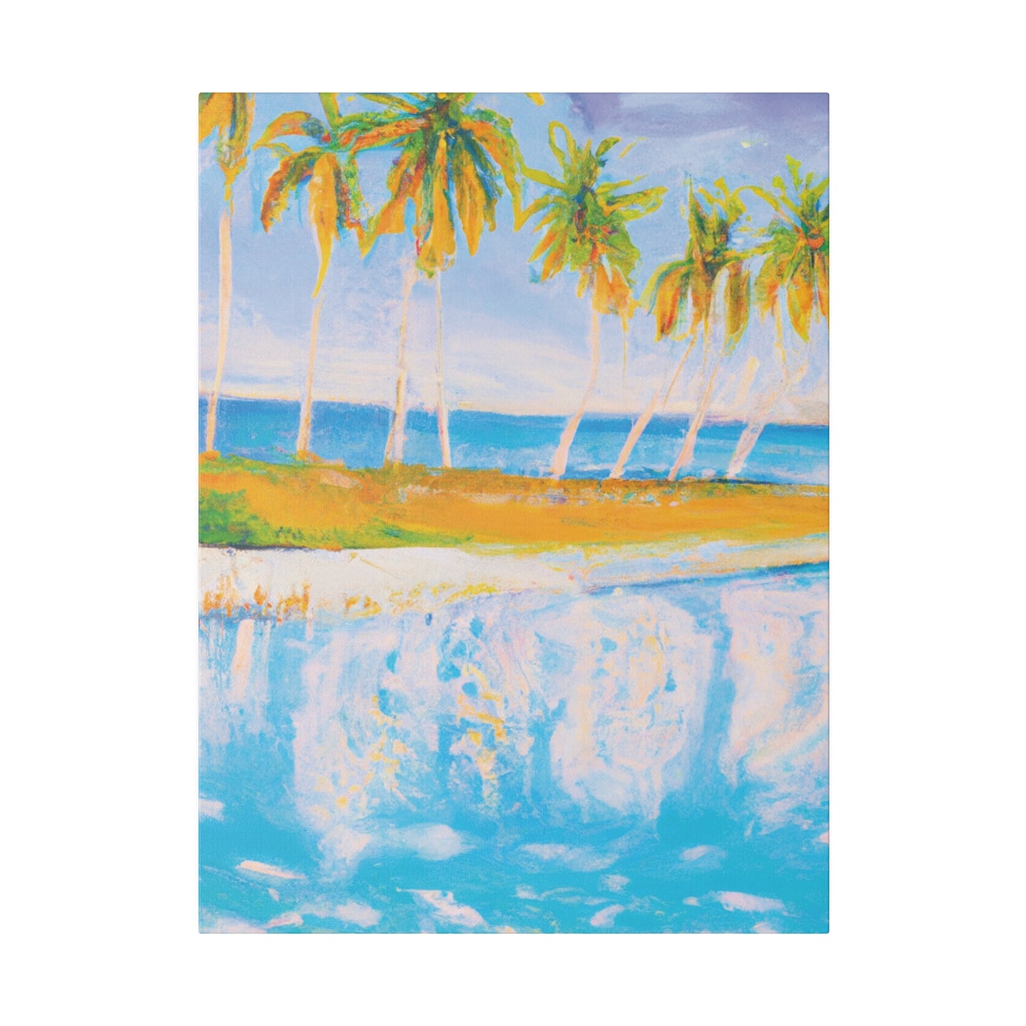 4904O - Bahamas Ocean Painting Print | Bahamas | Ocean | Beach | Poster | Home Decor | Wall Art | Canvas