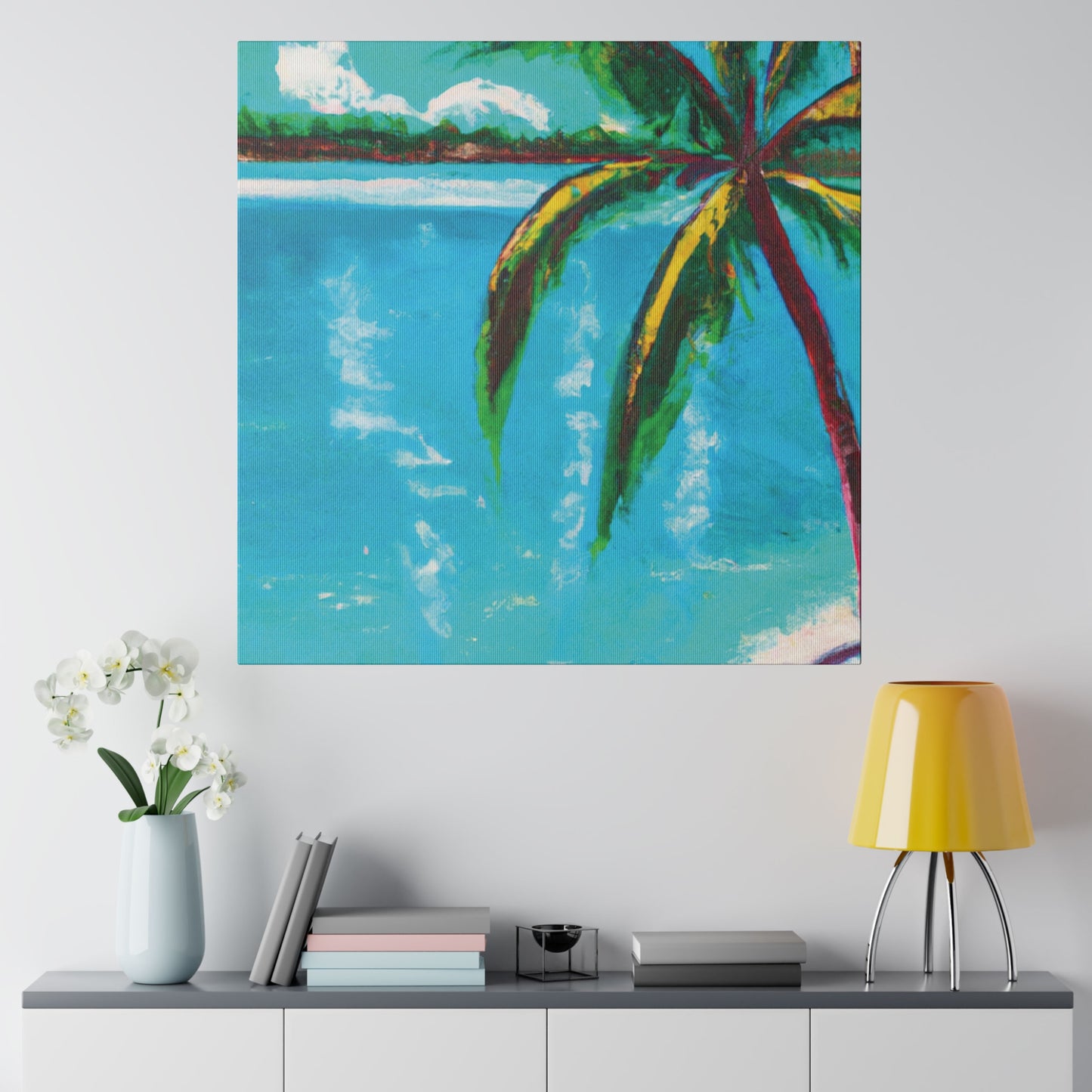 3917M - Bahamas Ocean Painting Print | Bahamas | Ocean | Beach | Poster | Home Decor | Wall Art | Canvas