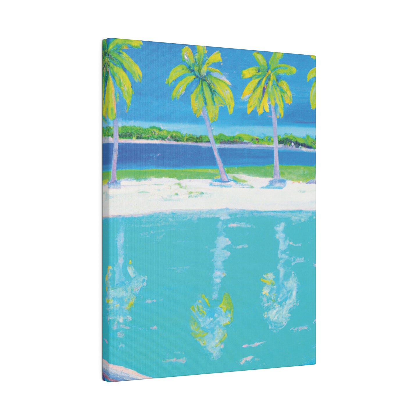 2196Z - Bahamas Ocean Painting Print | Bahamas | Ocean | Beach | Poster | Home Decor | Wall Art | Canvas