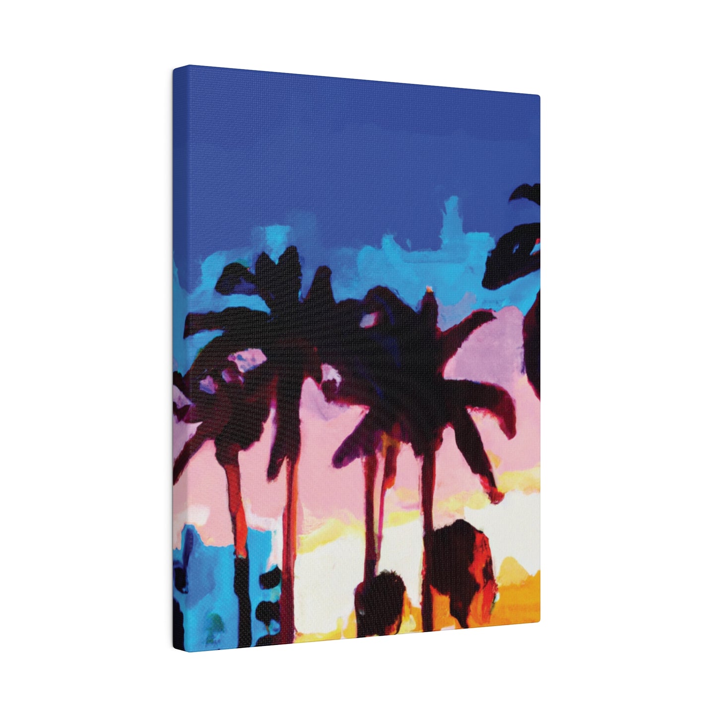 9453C - Miami Beach Sunset Painting Print | Miami | Beach | Sunset | Poster | Home Decor | Wall Art | Canvas