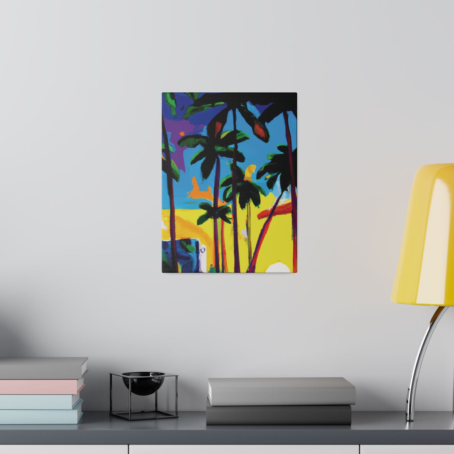 7182X - Miami Beach Sunset Painting Print | Miami | Beach | Sunset | Poster | Home Decor | Wall Art | Canvas