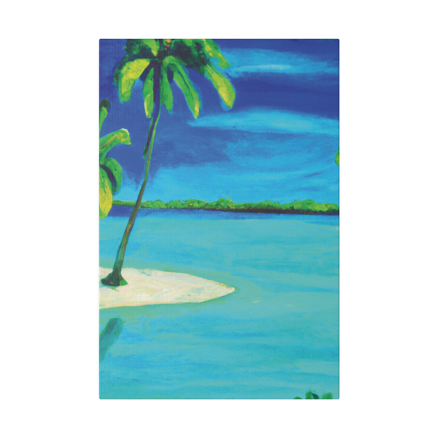 7352P - Bahamas Ocean Painting Print | Bahamas | Ocean | Beach | Poster | Home Decor | Wall Art | Canvas