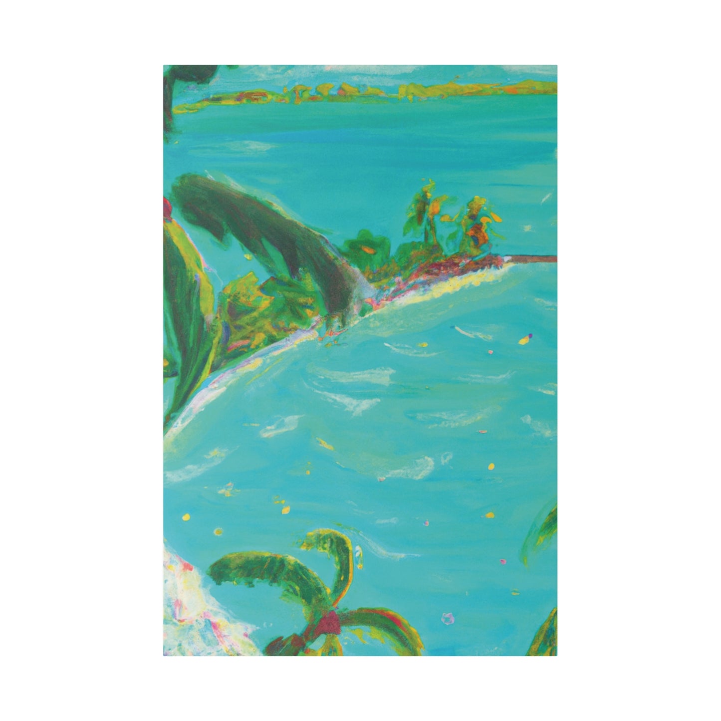 1935K - Bahamas Ocean Painting Print | Bahamas | Ocean | Beach | Poster | Home Decor | Wall Art | Canvas