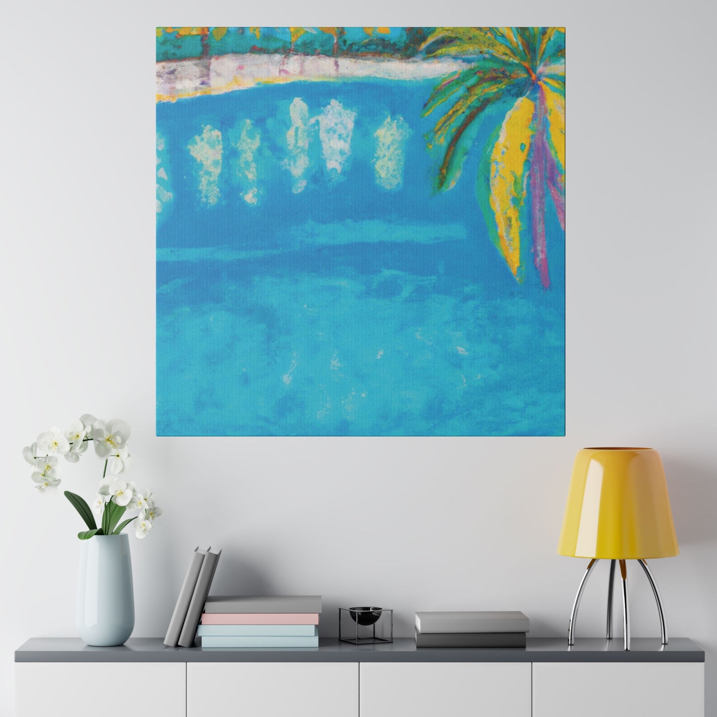 2193F - Bahamas Ocean Painting Print | Bahamas | Ocean | Beach | Poster | Home Decor | Wall Art | Canvas