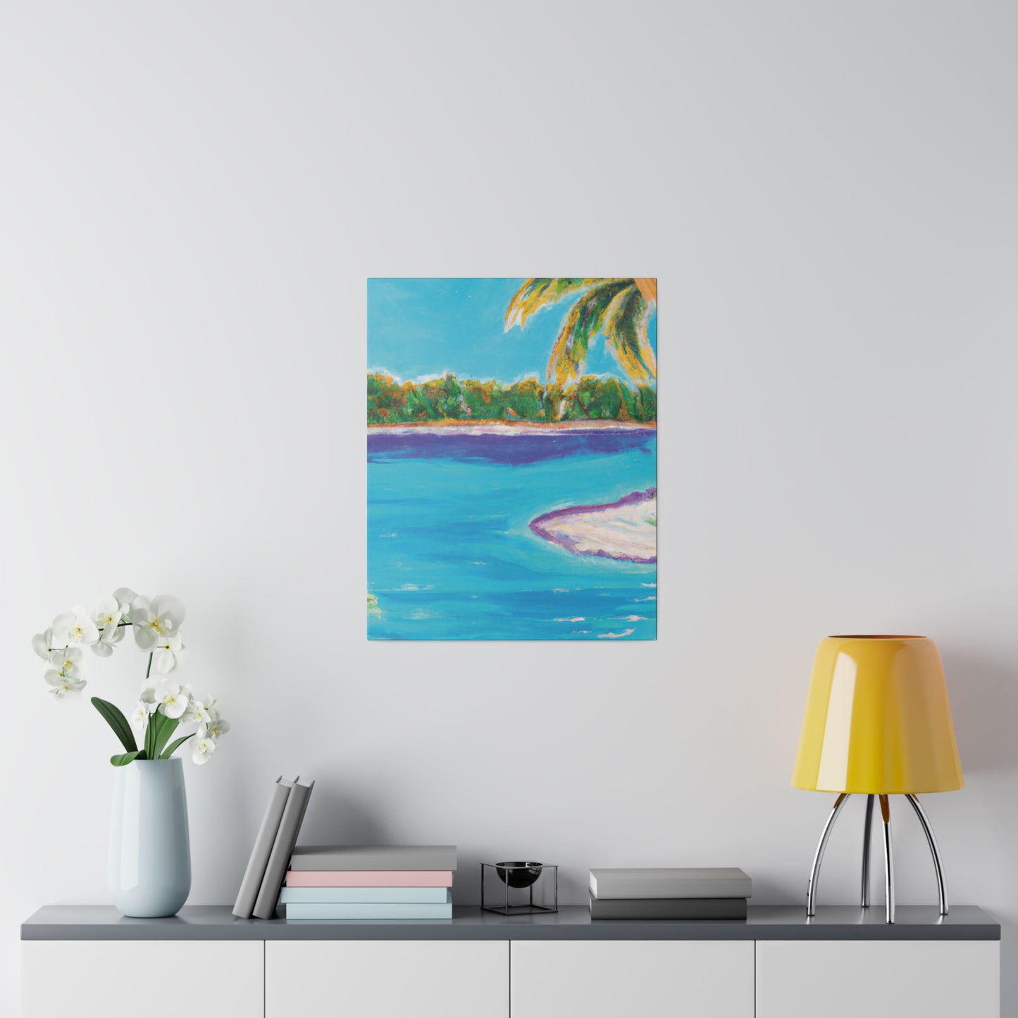 6781B - Bahamas Ocean Painting Print | Bahamas | Ocean | Beach | Poster | Home Decor | Wall Art | Canvas