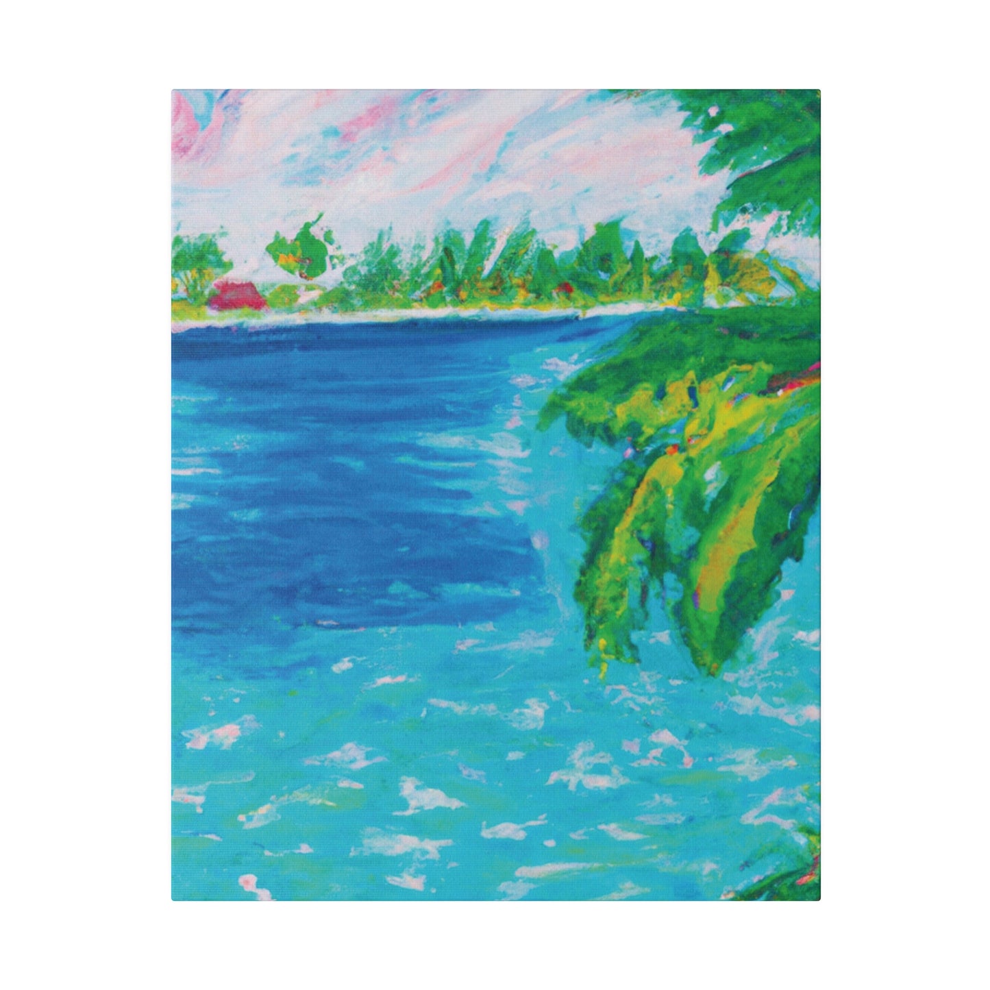 3265X - Bahamas Ocean Painting Print | Bahamas | Ocean | Beach | Poster | Home Decor | Wall Art | Canvas