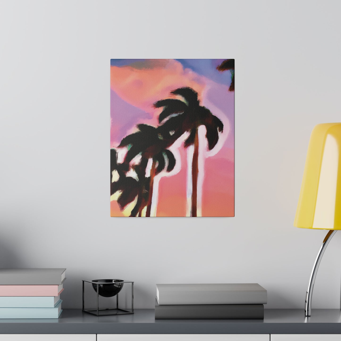 3563H - Miami Beach Sunset Painting Print | Miami | Beach | Sunset | Poster | Home Decor | Wall Art | Canvas