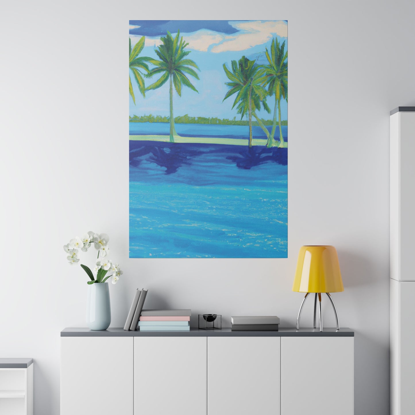 9589F - Bahamas Ocean Painting Print | Bahamas | Ocean | Beach | Poster | Home Decor | Wall Art | Canvas