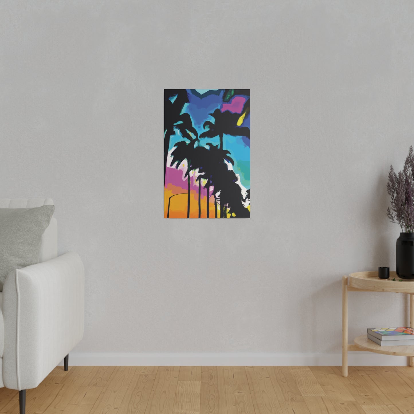 1893Z - Miami Beach Sunset Painting Print | Miami | Beach | Sunset | Poster | Home Decor | Wall Art | Canvas