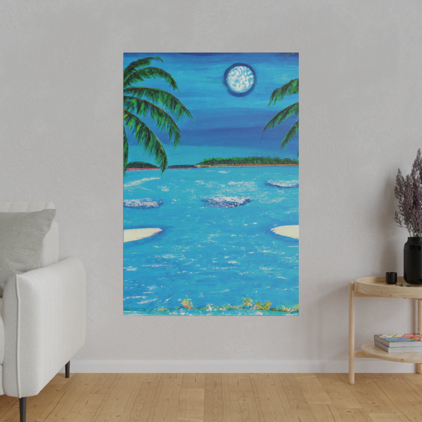 7239Z - Bahamas Ocean Painting Print | Bahamas | Ocean | Beach | Poster | Home Decor | Wall Art | Canvas