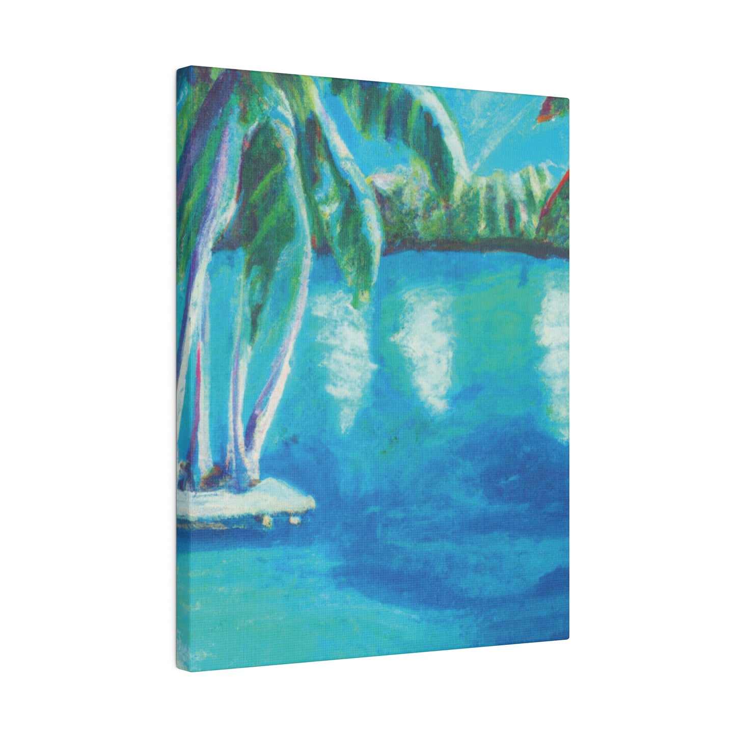 3187V - Bahamas Ocean Painting Print | Bahamas | Ocean | Beach | Poster | Home Decor | Wall Art | Canvas