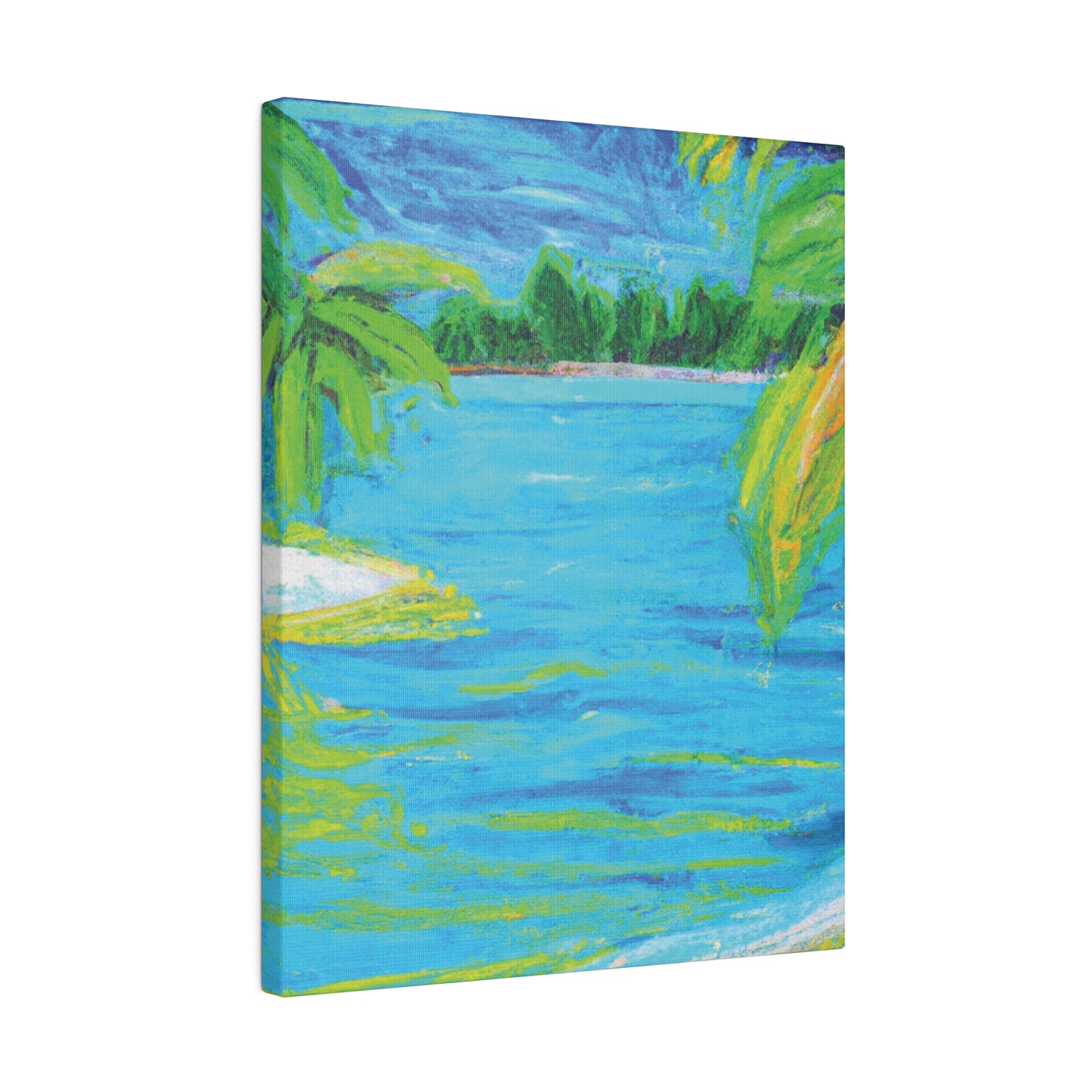 9709k - Bahamas Ocean Painting Print | Bahamas | Ocean | Beach | Poster | Home Decor | Wall Art | Canvas