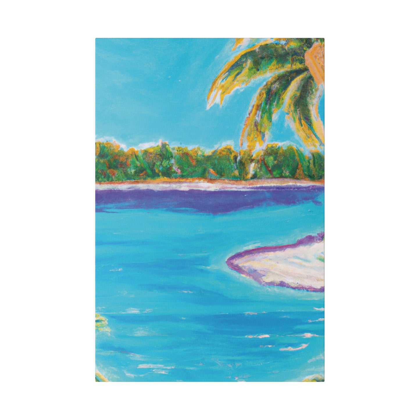 6781B - Bahamas Ocean Painting Print | Bahamas | Ocean | Beach | Poster | Home Decor | Wall Art | Canvas