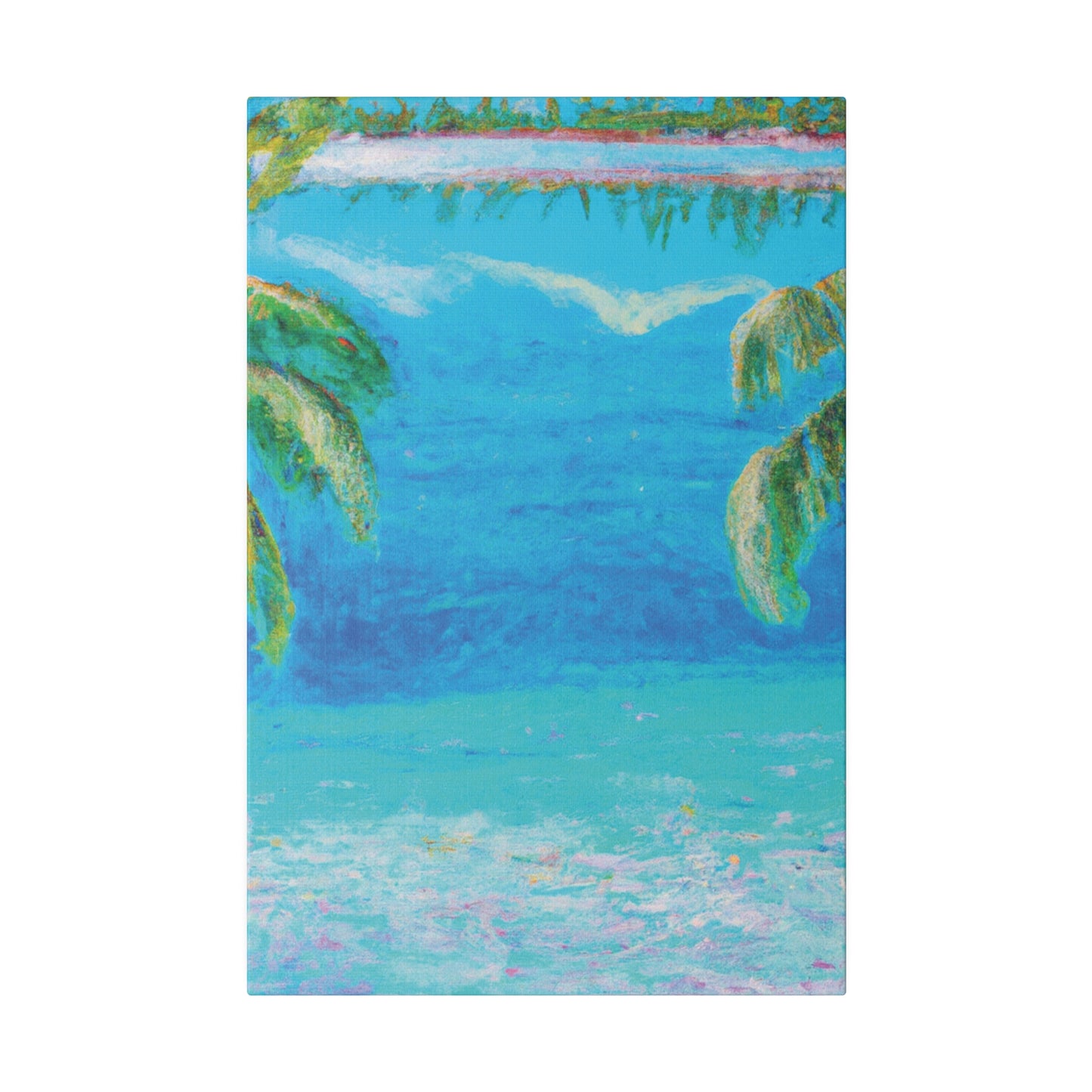 8159P - Bahamas Ocean Painting Print | Bahamas | Ocean | Beach | Poster | Home Decor | Wall Art | Canvas