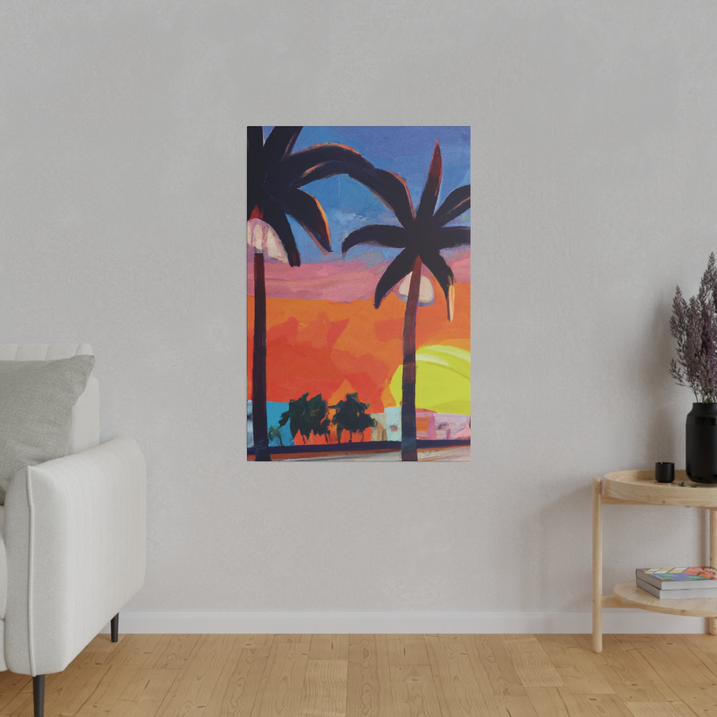 7368X - Miami Beach Sunset Painting Print | Miami | Beach | Sunset | Poster | Home Decor | Wall Art | Canvas